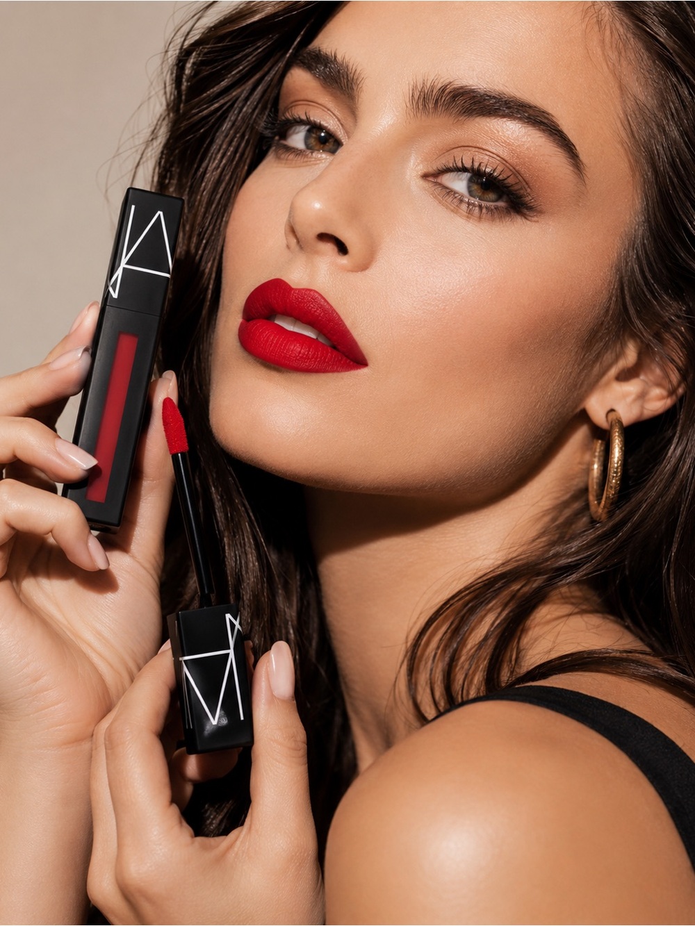 NARS Powermatte Lip Pigment Don’t Stop 2771 Matte Red Liquid Lipstick
